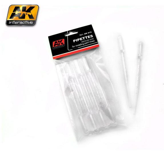 AK-Interactive Tools: PIPETTES MEDIUM (7) 