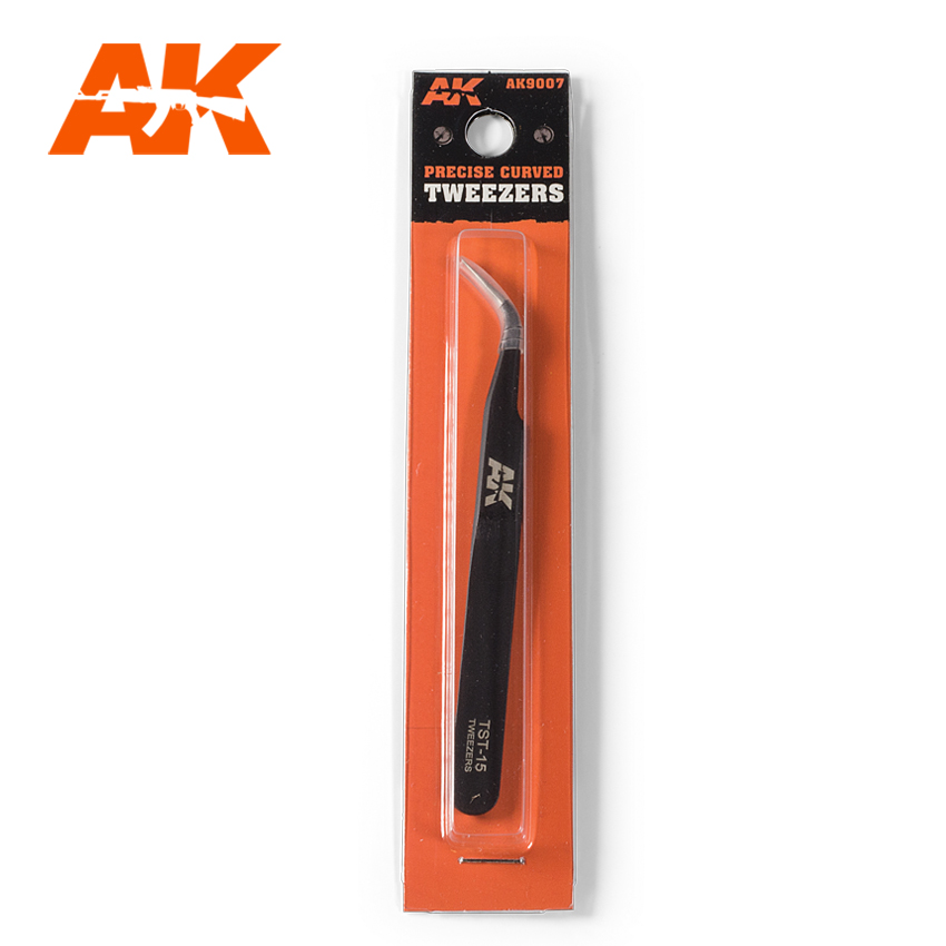 AK-Interactive Tools: Precise Curved Tweezers 