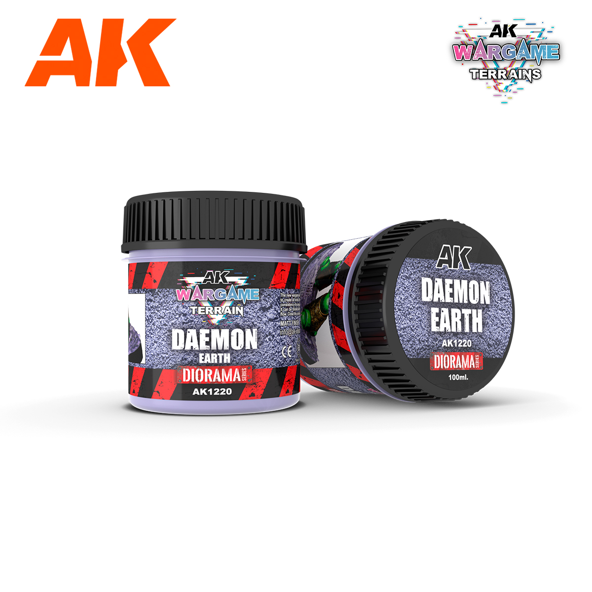 AK Wargame Terrain: Daemon Earth - 100ml (Acrylic) 