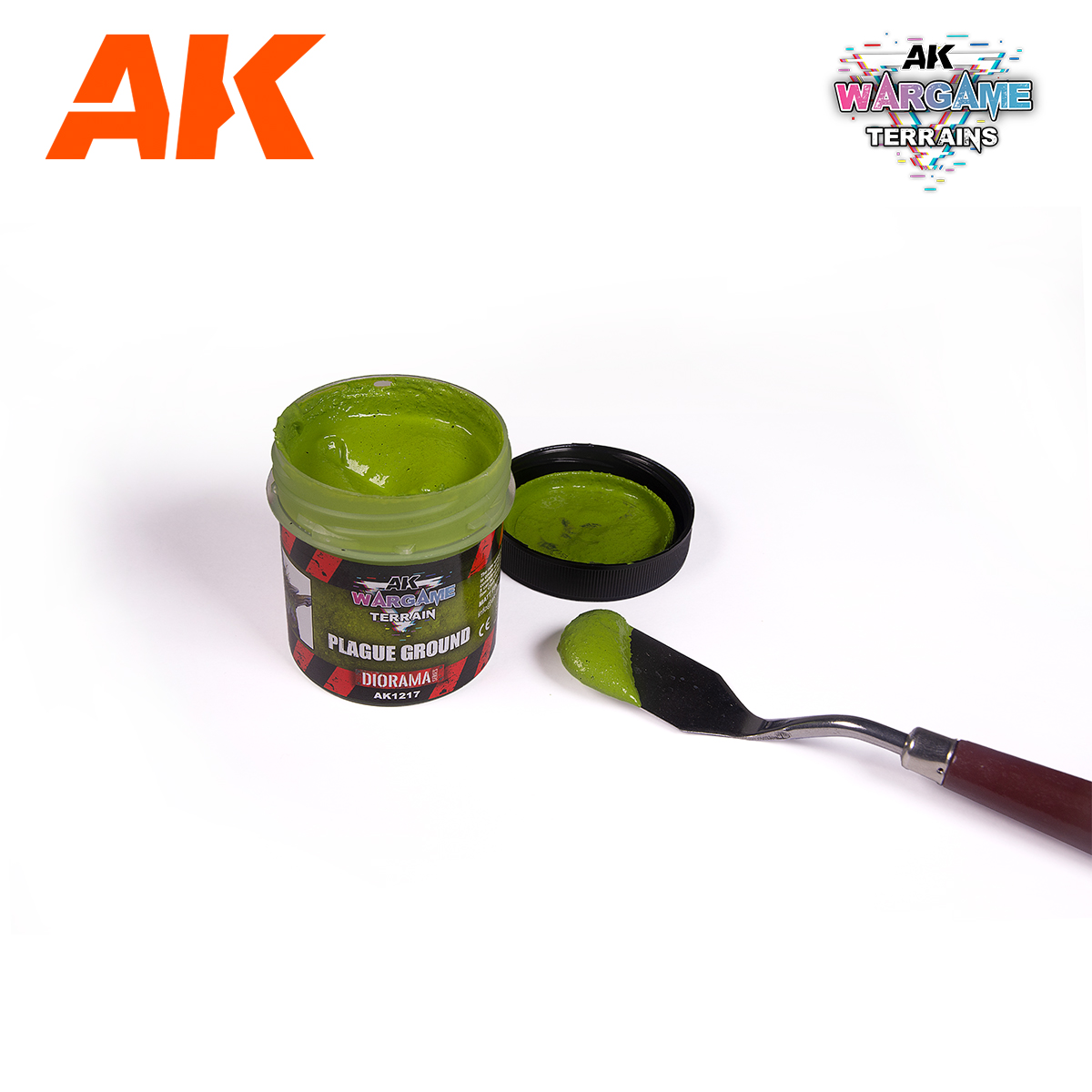 AK Wargame Terrain: Plague Ground - 100ml (Acrylic) 