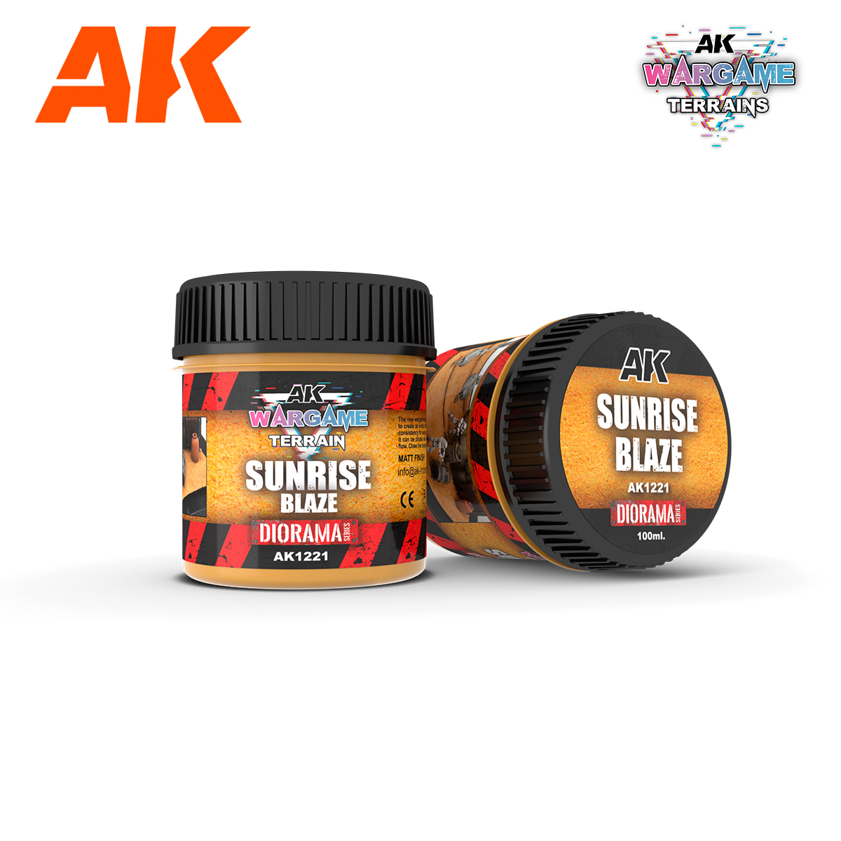 AK Wargame Terrain: Sunrise Blaze - 100ml (Acrylic) 