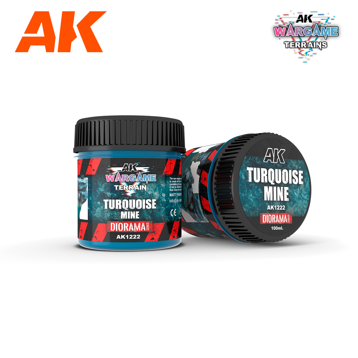 AK Wargame Terrain: Turquoise Mine - 100ml (Acrylic) 
