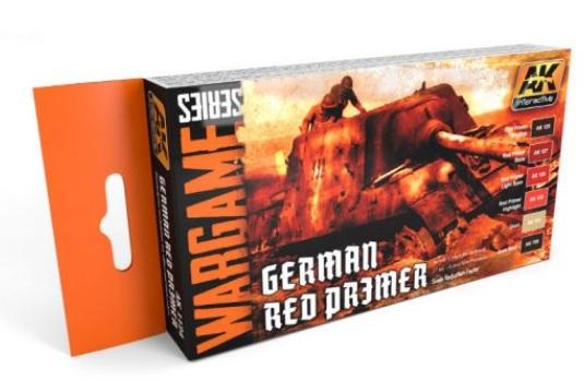 AK-Interactive Wargame Series Set: GERMAN RED PRIMER 