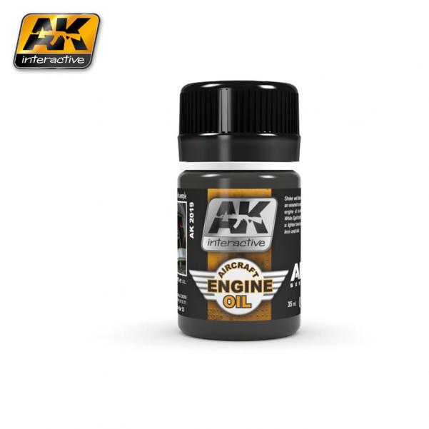 AK-Interactive Air Series Weathering Effects: AIRCRAFT ENGINE OIL 