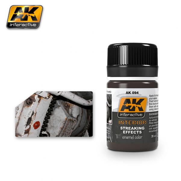 AK-Interactive Weathering Effects: INTERIOR STREAKING EFFECTS 