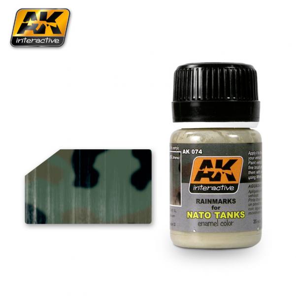 AK-Interactive Weathering Effects: Rainmarks For NATO Tanks 