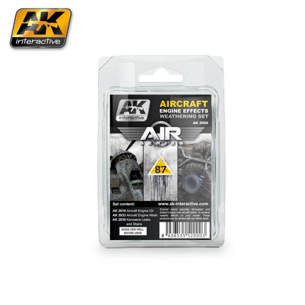 AK-Interactive Weathering Set: Aircraft Engine Effects 