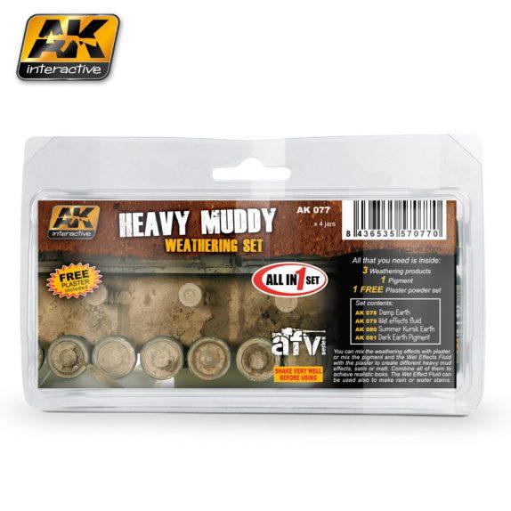 AK-Interactive Weathering Set: Heavy Muddy 
