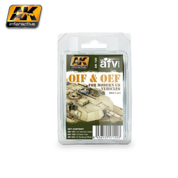 AK-Interactive Weathering Set: OIF & OEF For Modern US Vehicles 