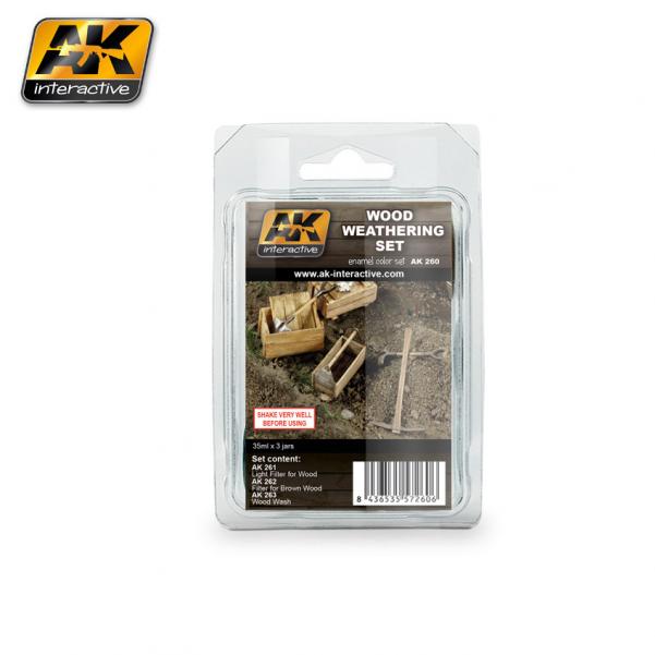 AK-Interactive Weathering Set: Wood 