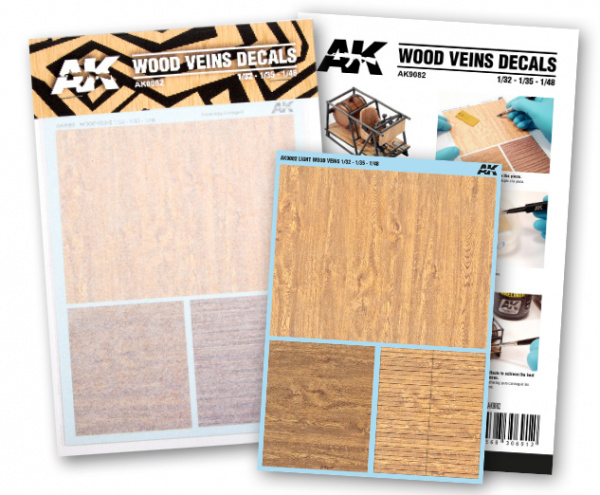 AK-Interactive: Wood Veins Decals 