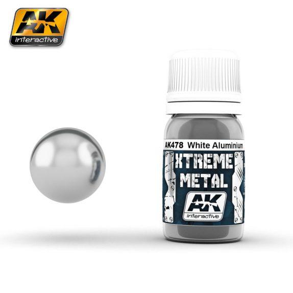 AK-Interactive Xtreme Metal: White Aluminium (30ml) 