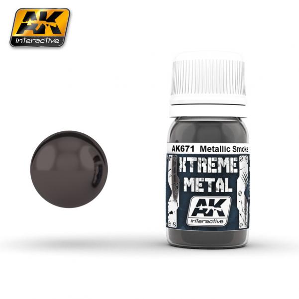 AK-Interactive Xtreme Metal: Metallic Smoke (30ml) 