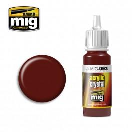 AMMO Acrylic Crystal 093: Crystal Red 