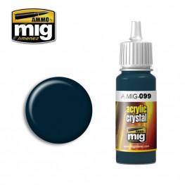 AMMO Acrylic Crystal 099: Crystal Black Blue 