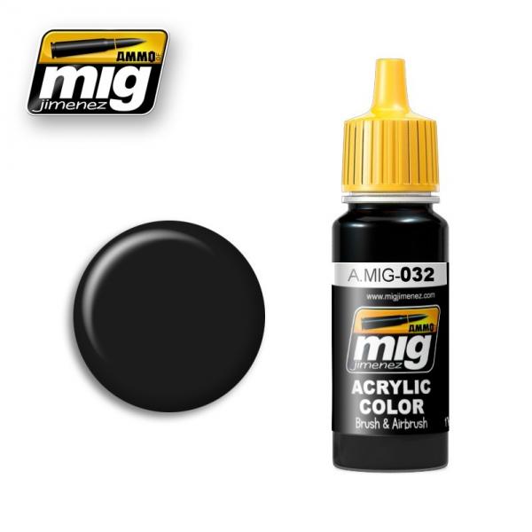 AMMO Acrylic Paint 032: Satin Black 