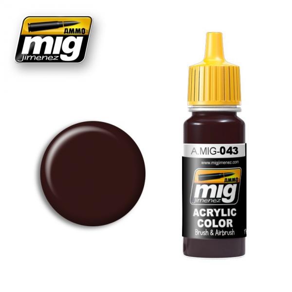 AMMO Acrylic Paint 043: Shadow Rust 
