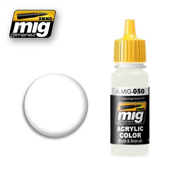 AMMO Acrylic Paint 050: Matt White 