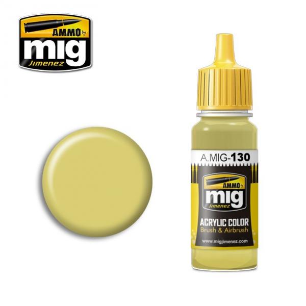 AMMO Acrylic Paint 130: Faded Yellow 