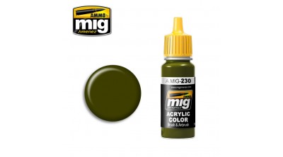 AMMO Acrylic Paint 230: Camo Green 