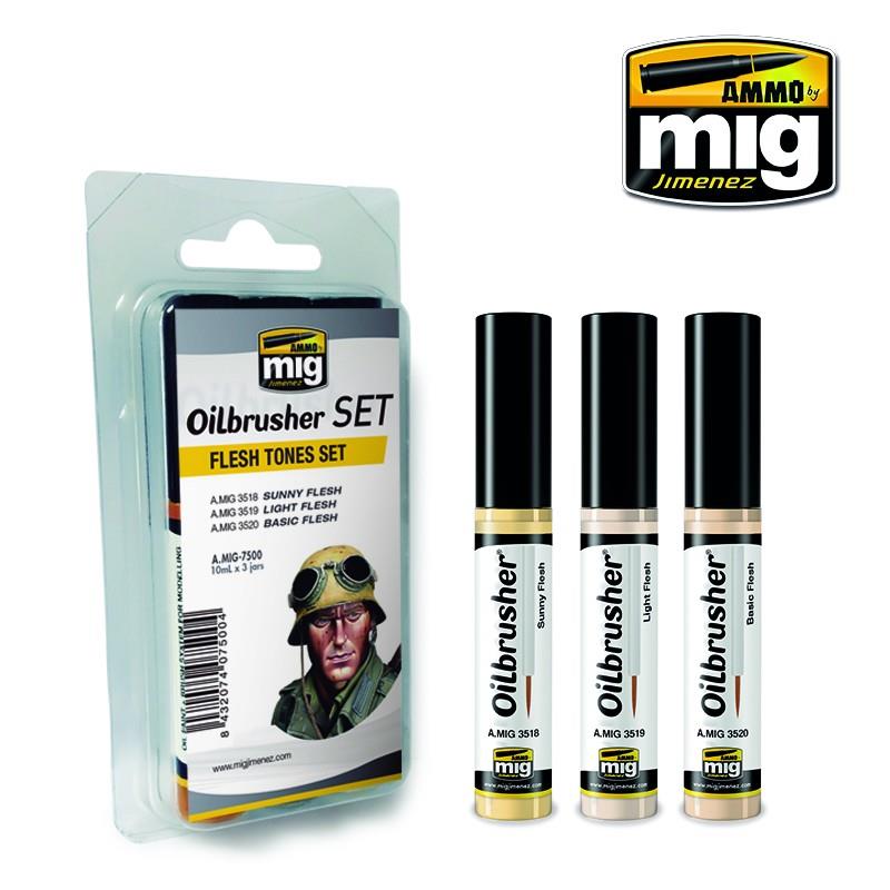 AMMO Oilbrusher: Flesh Tone Set 