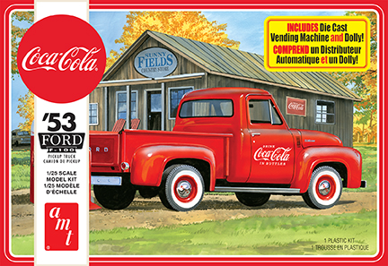 AMT Model 1/25: 1953 Ford Pickup (Coca-Cola) 2T 