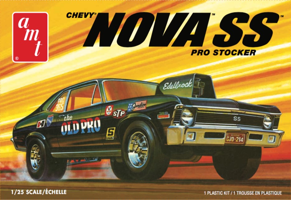 AMT Model 1/25: 1972 Chevy Nova SS Old Pro 2T 