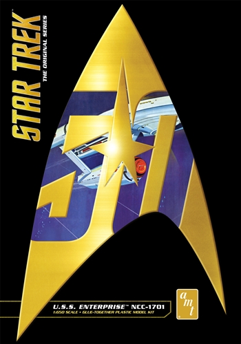 AMT Model: 1/650 Star Trek Classic USS Enterprise (50th Anniversary Ed) 