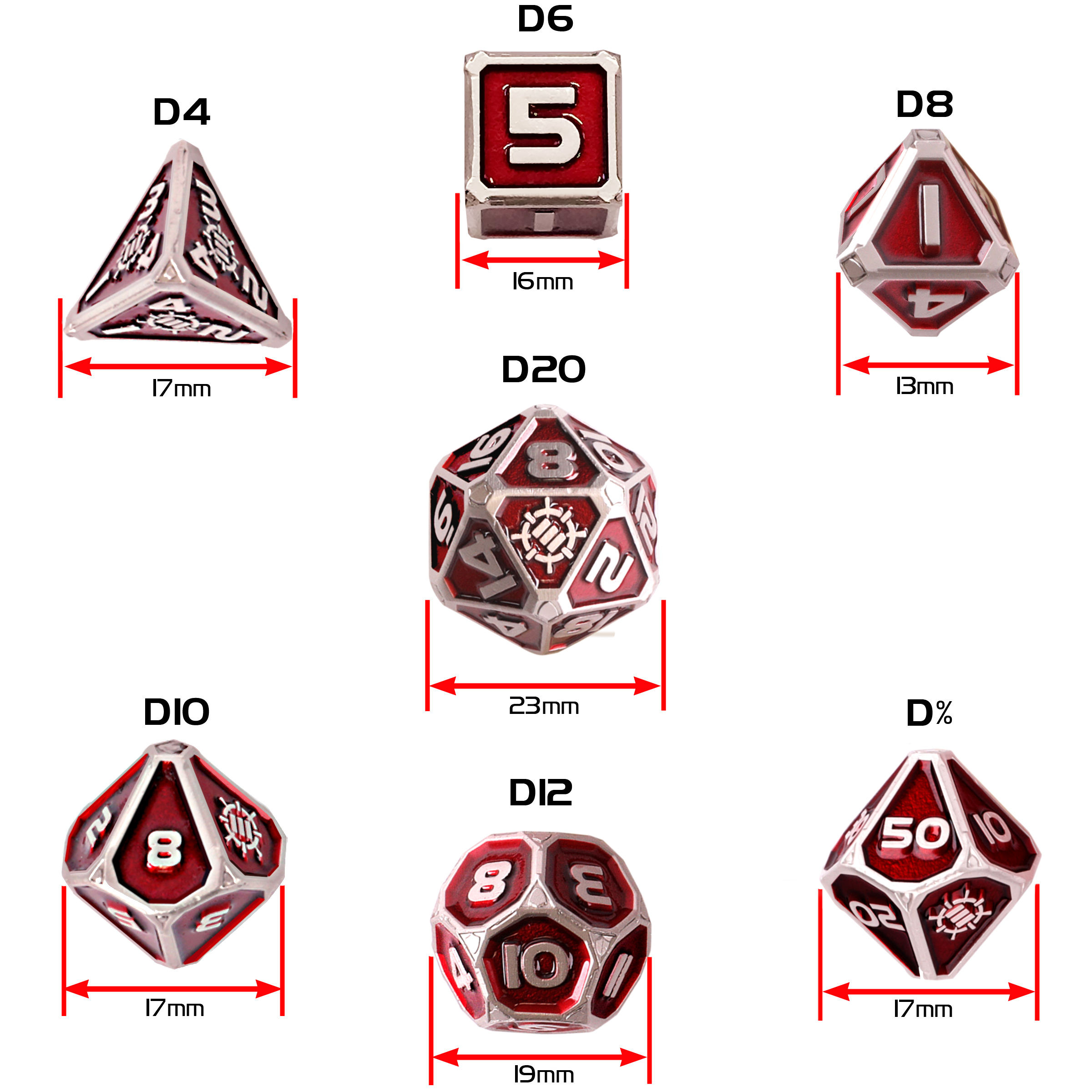 AP ENHANCE DICE POUCH COLLECTORS EDITION RED 
