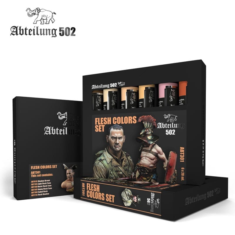Abteilung502 Oil Set: Flesh Colors Set 