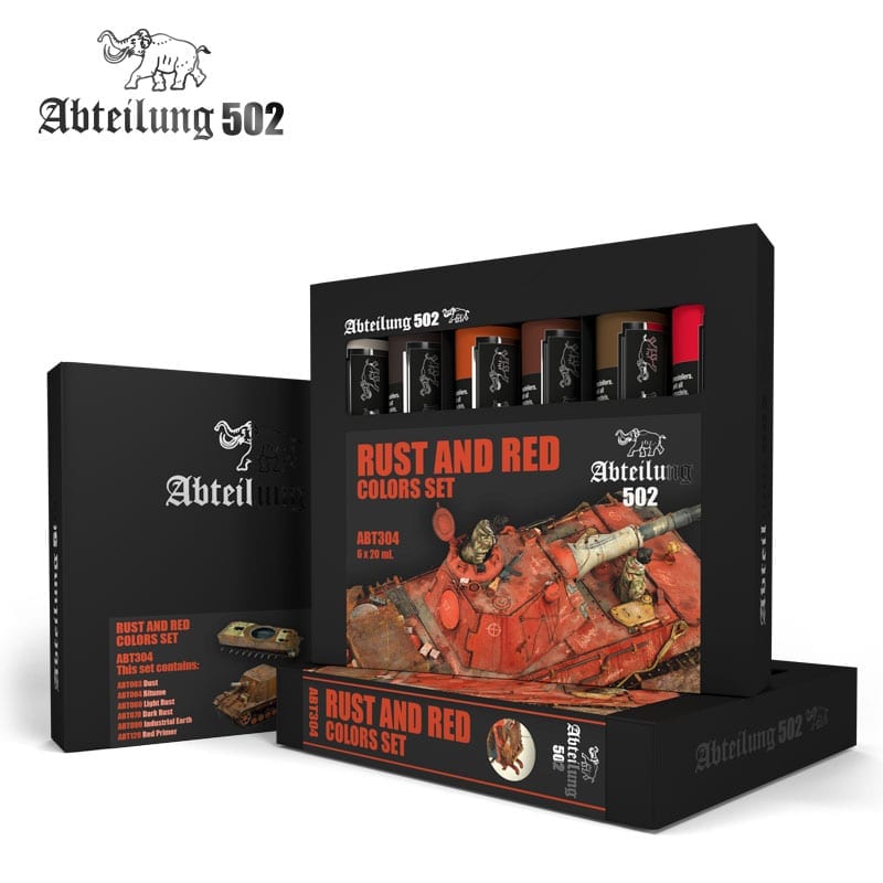 Abteilung502 Oil Set: Rust and Red Colors Set 