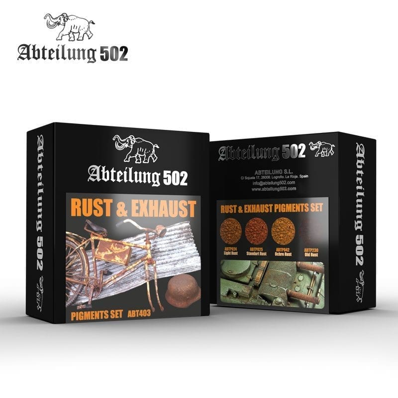 Abteilung502 Pigment Set: Rust & Exhaust 