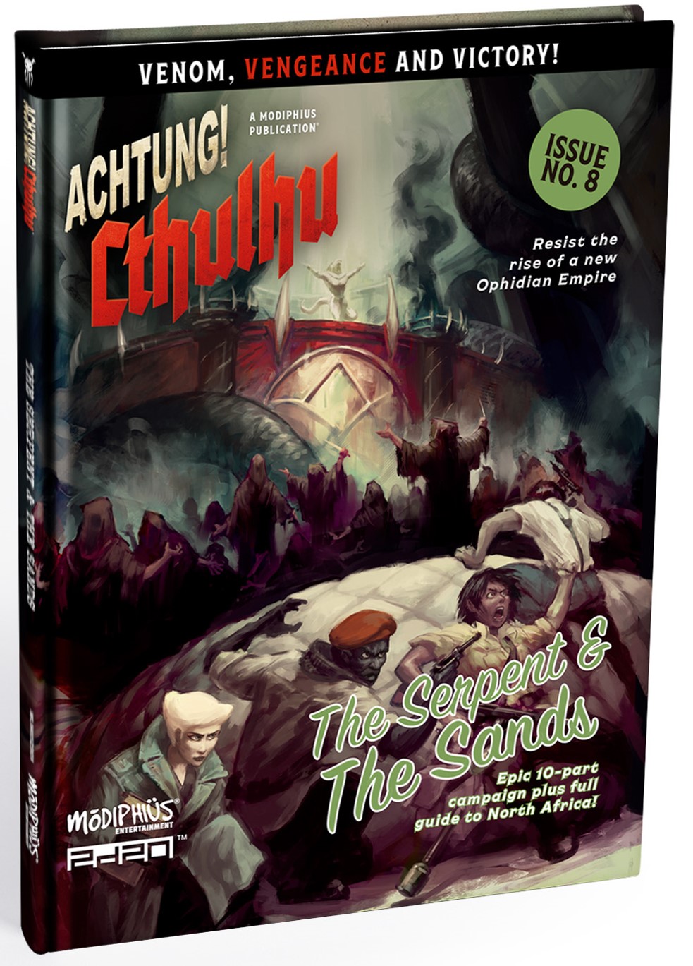 Achtung! Cthulhu RPG: 2D20 Serpent and the Sands 