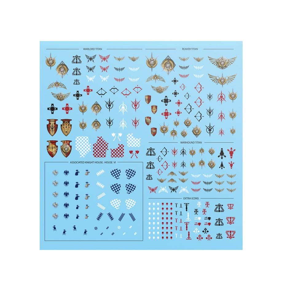 Adeptus Titanicus: Legio Solaria Transfer Sheet  
