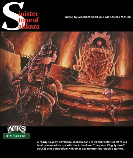 Adventurer Conqueror King System: The Sinister Stone Of Sakkara 