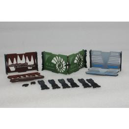 Bandua Wargames: Infinity Terrain:  Advertising panel Pack 3 
