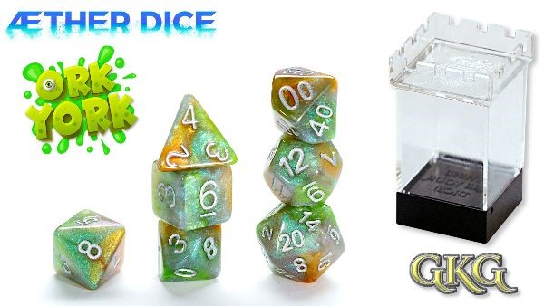Aether Dice: 7 Piece Set: ORK YORK 