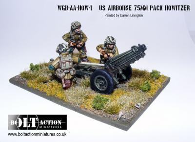 Bolt Action: USA: Airborne 75mm Pak Howitzer & Crew 