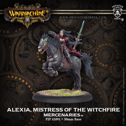 Warmachine: Mercenaries (41091): Alexia, Mistress of the Witchfire 