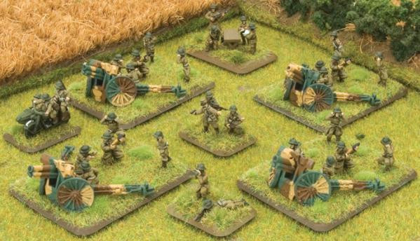 Flames of War: French: All-terrain Towed 105mm Artillery Battery 