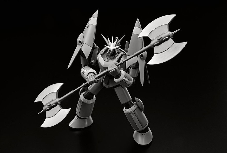Aoshima 1/1000: Aim For The Top! Gunbuster Black Hole Starship (Black and White Limited Edition) 