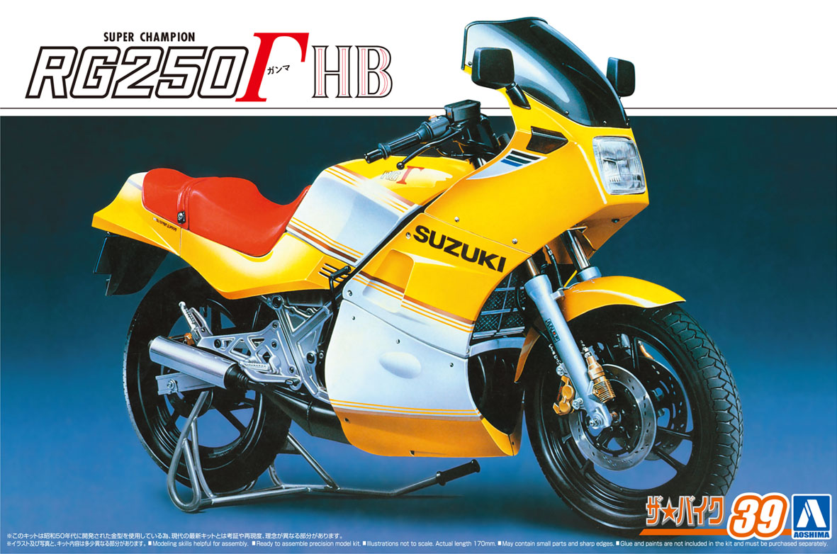 Aoshima 1/12: Suzuki GJ21A RG250 HBG 84 