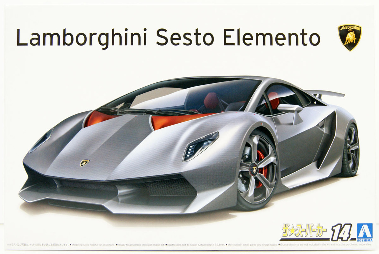 Aoshima 1/24: 10 Lamborghini Sesto Elemento 
