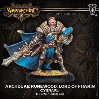 Warmachine: Cygnar (31081): Archduke Runewood 