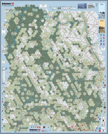 Ardennes 44: Mounted Maps 