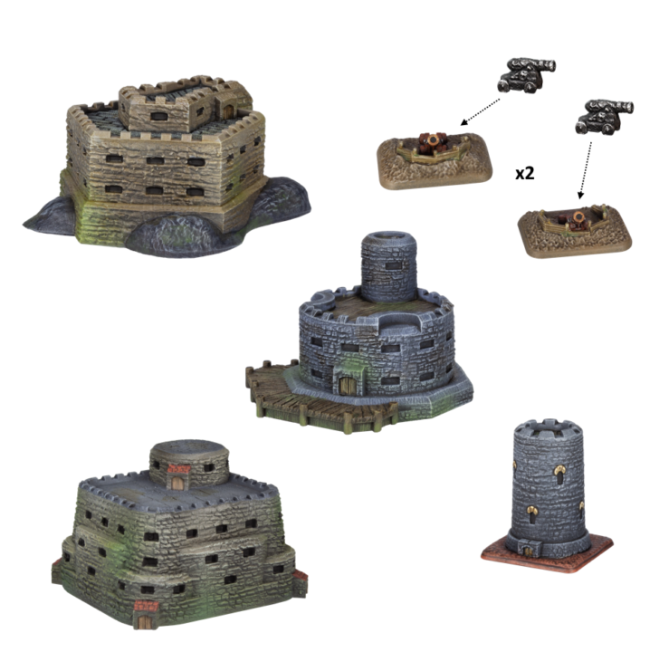 Armada: Scenery Pack Fortifications 