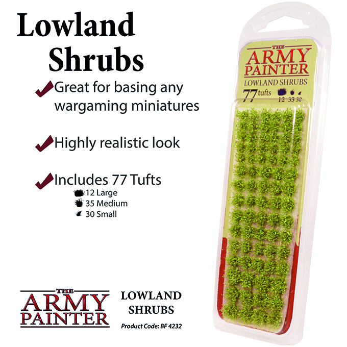 Army Painter: Battlefield: Lowland Shrubs 