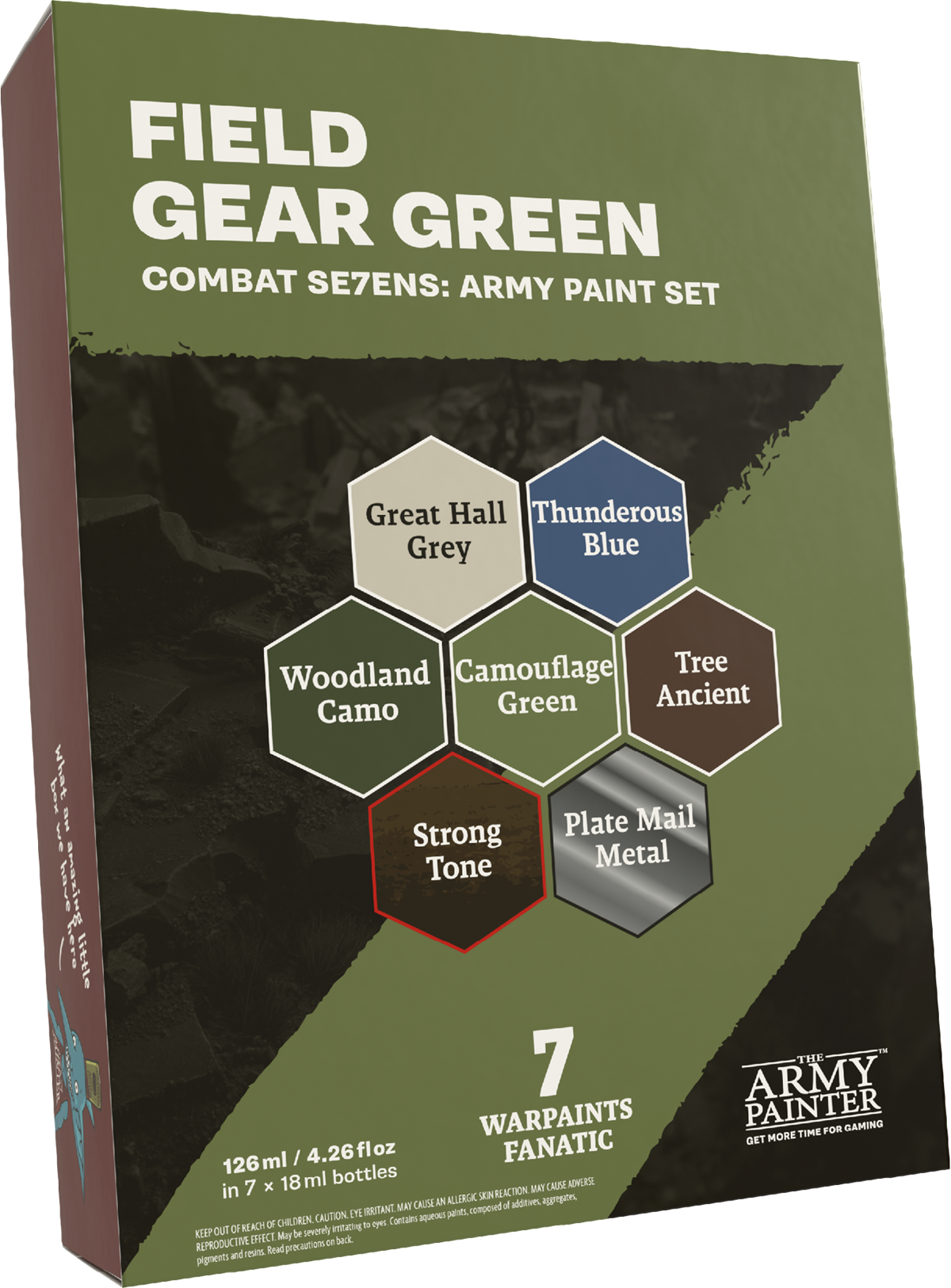 Army Painter: Combat Se7ens: FIELD GEAR GREEN 