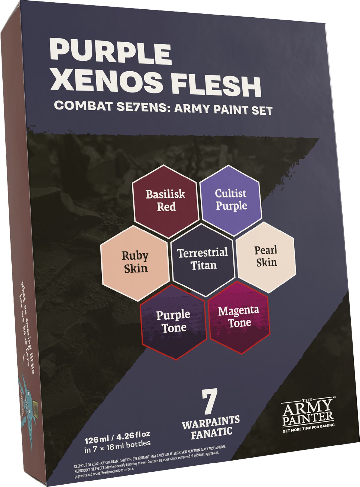 Army Painter: Combat Se7ens: PURPLE XENOS FLESH 