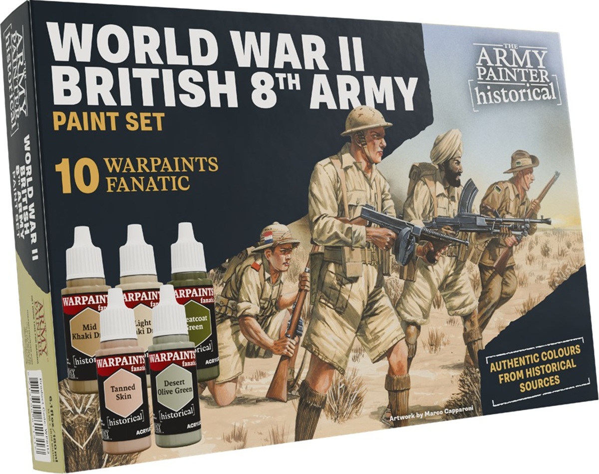 Army Painter Historical: World War II British 8th Army Paint Set 
